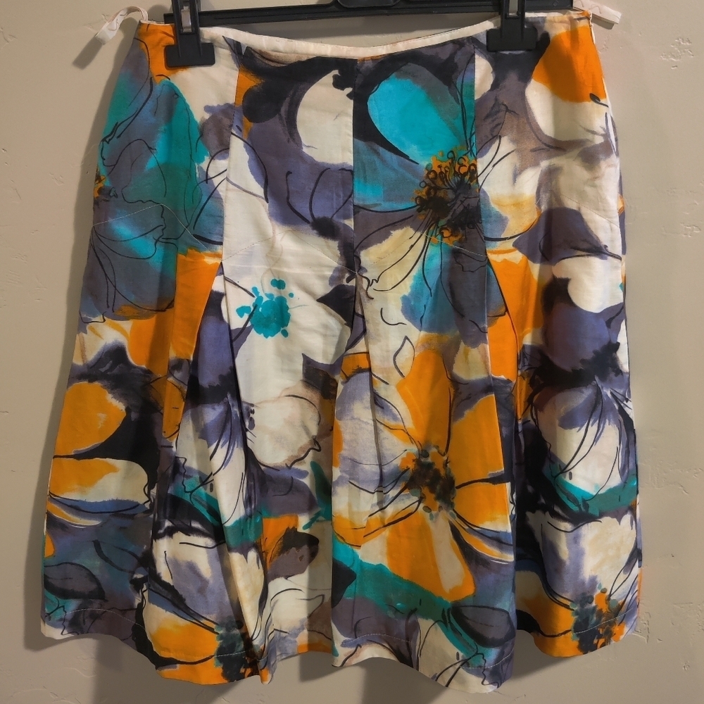 Dress skirt multicolored knee length